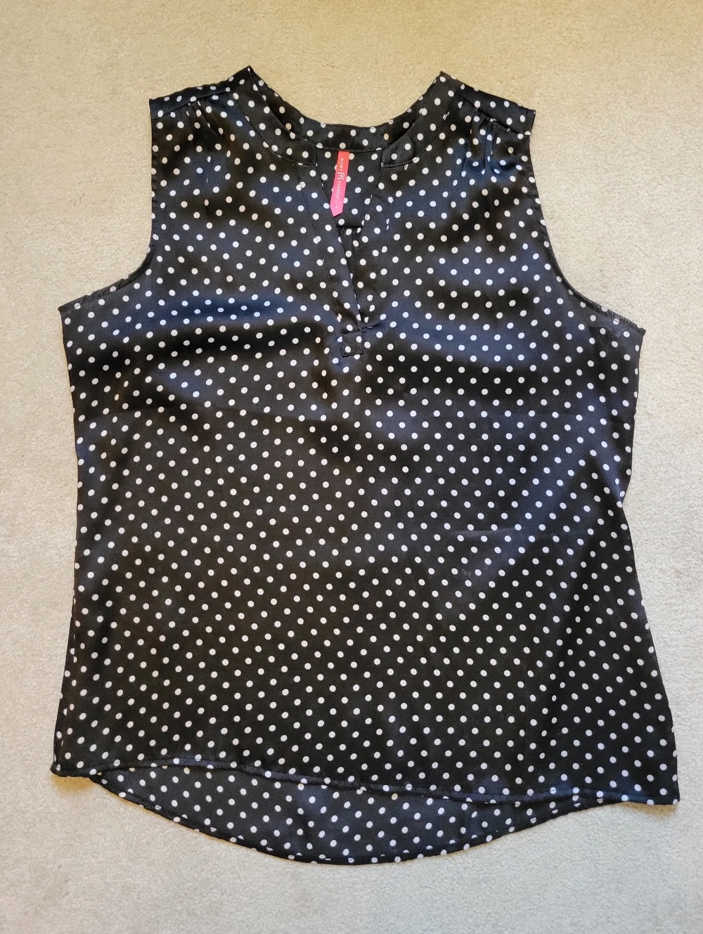 Ruby Ribbon Cabana Tunic - Black and White Dot